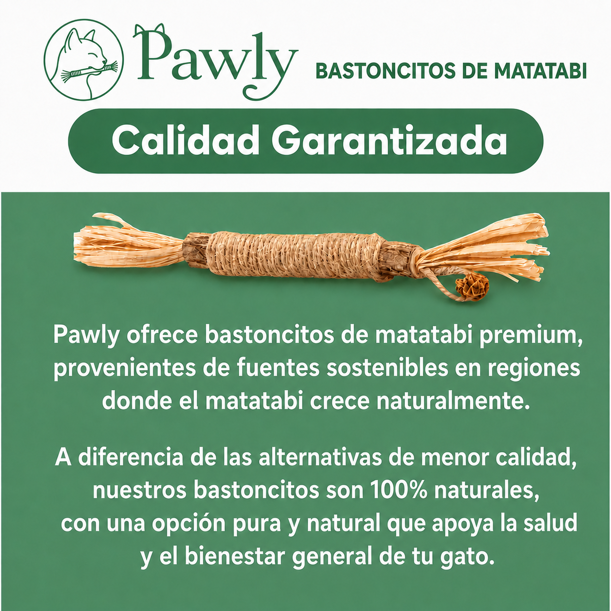 Bastoncitos de Matatabi Naturales